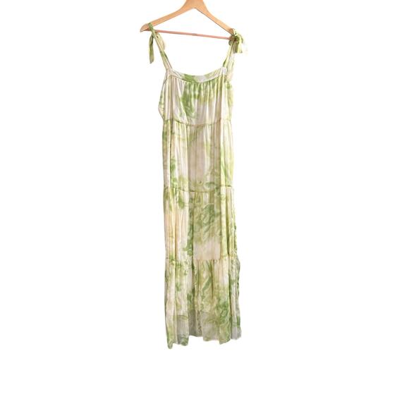 Line & Dot Green Tie-Dye Maxi Dress - Picture 5 of 11